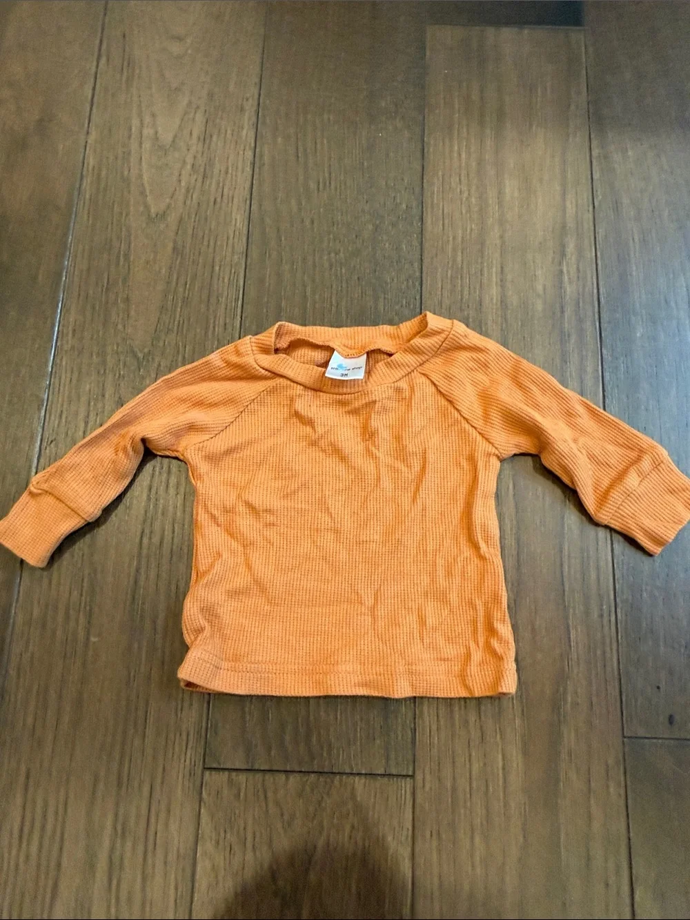 Little One Shop Orange Ribbed Two-Piece Baby Set Size 3M - C39-109